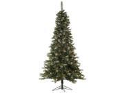 Vickerman 328149 - 10' X 66" Iced Sonoma Spruce With Pine Cones Christmas Tree (a145885)