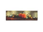 Ohio Wholesale 12109 34 x 10 x .75 Harvest Display Battery Operated LED Lighted Canvas with Timer Batteries Not Included