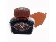 Thornton s Luxury Goods Fountain Pen Ink Bottle 30ml Brown
