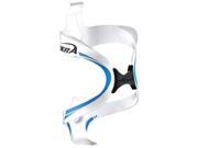Ibera Extra Lightweight Fusion Bottle Cage Rubber Grip White Blue