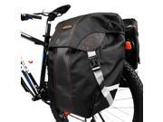 Ibera Bicycle PakRak Clip On Quick Release All Weather Single Pannier with Rain Cover