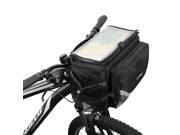 BV Bicycle Map Sleeve Quick Release Handlebar Bag with Two Mesh Pockets