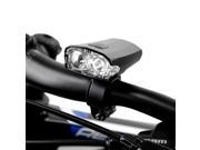 BV Cool White LED Rechargeable Bike Light Black
