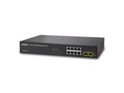 PLANET WGSD 10020 8 Port 10 100 1000Mbps 2 Port 100 1000X SFP Managed Ethernet Switch