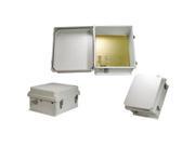 Hana Wireless HW N14 1V 14x12x7 Inch Weatherproof Vented Enclosure with Mounting Plate