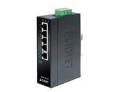 Planet IGS 501T 5 Port 10 100 1000T Industrial Gigabit Ethernet Switch 40 ~ 75 degrees C operating temperature