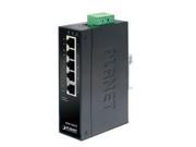 Planet ISW 501T 5 Port 10 100TX Industrial Fast Ethernet Switch 40 ~ 75 degrees C operating temperature
