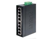 Planet ISW 801T 8 Port 10 100TX Industrial Fast Ethernet Switch 40 ~ 75 degrees C operating temperature