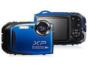 Fujifilm FinePix XP Series 074101023916 XP75 16.4 Megapixels Digital Camera 5x Optical 2x Digital Zoom 2.7 inch LCD Display Blue