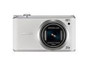 Samsung WB350F 16.3 Megapixel Compact Camera White 3 Touchscreen LCD 16 9 21x Optical Zoom 9.4x Optical IS 4608 x 3456 Image 1920 x 1080 Vide