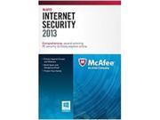 McAfee MIS13EMB1RAA Internet Security 2013 1 PC