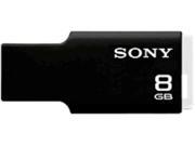 Sony USM8GM TGCLB 8 GB Micro Vault USB 2.0 Flash Drive Black