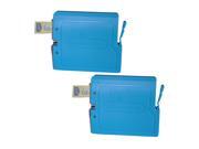 Superb Choice® Compatible ink Cartridge for Brother LC51C (Pack of 2 Cyan) use in Brother FAX-1860C FAX-1960C FAX-2480C Printer Superb Choice® Compatible ink Cartridge for Brother LC51C (Pack of 2 Cyan) use in Brother FAX-1860C FAX-1960C FAX-2480C Printer