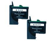 Superb Choice® Remanufactured Ink Cartridge for Lexmark 17 use in Lexmark Z24 Z25 Z33 Z34 Z35 Printers(pack of 2 Black) Superb Choice® Remanufactured Ink Cartridge for Lexmark 17 use in Lexmark Z24 Z25 Z33 Z34 Z35 Printers(pack of 2 Black)