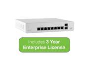 Cisco Meraki Cloud Managed MS220 Series 8 Port Gigabit Switch Bundle 8x 1GbE Ports Includes 3 Year Enterprise License