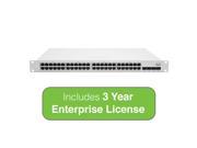 Cisco Meraki Cloud Managed MS320 Series 48 Port Gigabit PoE Switch Bundle 48x 1GbE Ports Includes 3 Years Enterprise License