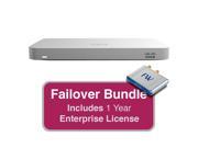Cisco Meraki MX64 Failover Bundle with FW Novatel 3G 4G Verizon Skyus DS FW 5xGbE Ports Includes 1 Year Enterprise License