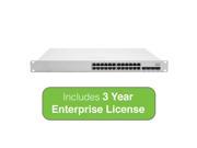 Cisco Meraki Cloud Managed MS350 Series 24 Port Gigabit Switch Bundle 24x 1GbE Ports Includes 3 Years Enterprise License