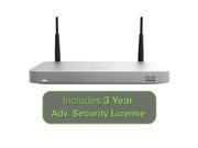 Cisco Meraki MX64W Wireless Firewall Security Appliance Bundle 200Mbps FW 5xGbE Ports Includes 3 Years Advanced Security Lic
