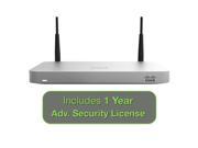 Cisco Meraki MX64W Wireless Firewall Security Appliance Bundle 200Mbps FW 5xGbE Ports Includes 1 Year Advanced Security Lice