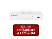 Fortinet FortiGate 51E FG 51E Next Generation NGFW Firewall Appliance Bundle with 2 Year 8x5 FortiCare and FortiGuard
