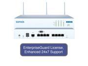 Sophos XG 135W Wireless Next Gen Firewall EnterpriseProtect Bundle w 8 GE ports EnterpriseGuard License 24x7 Support 2 Year
