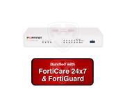 Fortinet FortiGate 51E FG 51E Next Generation NGFW Firewall Appliance Bundle with 1 Year 24x7 FortiCare and FortiGuard