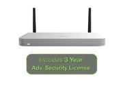Cisco Meraki MX65W Small Branch Wireless Appliance 250Mbps FW 12xGbE Ports Includes 3 Years Advanced Security License