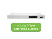 Cisco Meraki Cloud Managed MS410 Series 16 Port 1 Gigabit Aggregation Switch Bundle Includes 3 Years Enterprise License