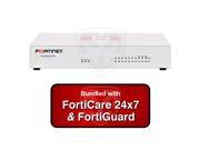 Fortinet FortiGate 61E FG 61E Next Generation NGFW Firewall Appliance Bundle with 3 Years 24x7 Forticare and FortiGuard