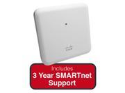 Cisco Aironet 1852i Configurable Indoor Controller based 802.11a g n ac AP w Int. Ant. Bundle Incl. 3Yr SMARTnet 8x5 NBD Support