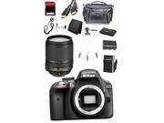 Nikon D3300 Dslr Camera 18-140mm Vr, Battery, Charger - Special Holiday Bundle