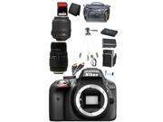 Nikon D3300 Dslr Camera, 18-55mm, 70-300mm G, Battery - Special Holiday Bundle