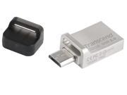 Transcend 32GB Jetflash 880S OTG USB3.0 Flash Drive Silver Edition Model TS32GJF880S