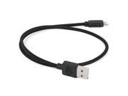 NewerTech 0.5 Meter 20 Lightning to USB 2.0 Cable. Black. Premium Quality Durability. Model NWTCBLUSBL05MB
