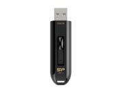 Silicon Power 256GB Blaze B21 USB3.1 Flash Drive Black With Sliding USB Connector Model SP256GBUF3B21V1K