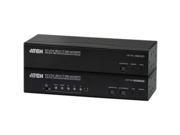 ATEN TECHNOLOGIES CE775 USB Dual View KVM Extender with Deskew 1 Computer s 1 Local User s 1 Remote User s 984.25 ft Range 4 x Network RJ 45 4