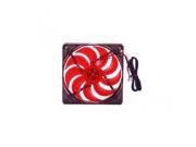 MASSCOOL BLD 12025V1R BLD 12025V1R 120mm 3 4pin Red LED Case Fan