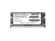 PATRIOT MEMORY PSD34G1600L2S 4 GB DDR3 SDRAM 1600 MHz DDR3 1600 PC3 12800 Non ECC Unbuffered 204 pin SoDIMM