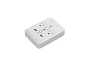 CYBERPOWER CSP300WUR1 Professional 3 Outlets Surge with 600J 2 2.1A USB and Wall Tap
