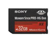 SONY MSHX32B MN 32GB MEMORY STICK PRO HG DUO HX