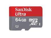 SANDISK SDSDQUA 064G A46A 64GB ULTRA C10 MICROSDHC CARD