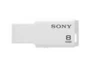 SONY USM8GM W 8GB USB Micro Vault TINY White
