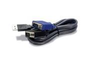 TRENDNET TK CU15 15ft USB VGA KVM cable