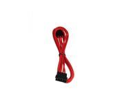 BITFENIX BFA MSC MM45RK RP Alchemy Multisleeved 45cm 4Pin Molex Male to 4Pin Molex Female Extension Cable Red