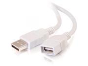 C2G 26686 3m USB 2.0 A Male to A Female Extension Cable White