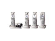 PANASONIC KX TGD224N DECT 6.0 4 handsets Talking CID Expandable Digital Cordless Answering System with 4 Handsets