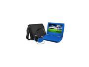 EMATIC EPD909BU Ematic EPD909 Portable DVD Player 9 Display 640 x 234 Blue