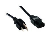 Comprehensive Cable and Connectivity PWC BK 5 Standard PC Power Cord NEMA 5 15P to IEC 60320 C13 18 3 SVT Black 5ft.
