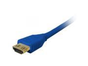Comprehensive Cable and Connectivity HD HD 18INPROBLU Pro AV IT High Speed HDMI Cable with ProGrip SureLength CL3 Cool Blue 1.5ft